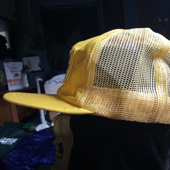 Deadstock Vintage Louisville Platt Electric Supply Patch Snap Trucker Hat - Picture 2 of 7